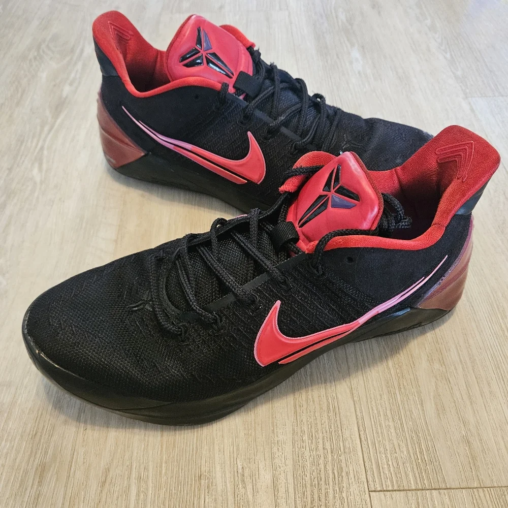 Nike Kobe AD Flip The Switch Black University Red Hyper Violet 852425-004 Sz 12